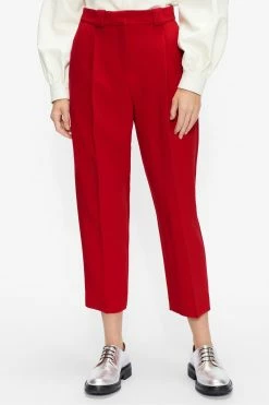 Ted Baker Irwell Red Tapered Trousers