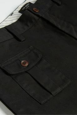 Ted Baker Black Kosmos Brushed Twill Tapered Trouser -tedbaker Shop Online unnamed file 3360