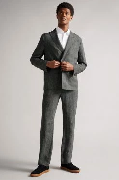 Ted Baker Iwood Franklin Black Fit Fine Stripe Trousers -tedbaker Shop Online unnamed file 3367