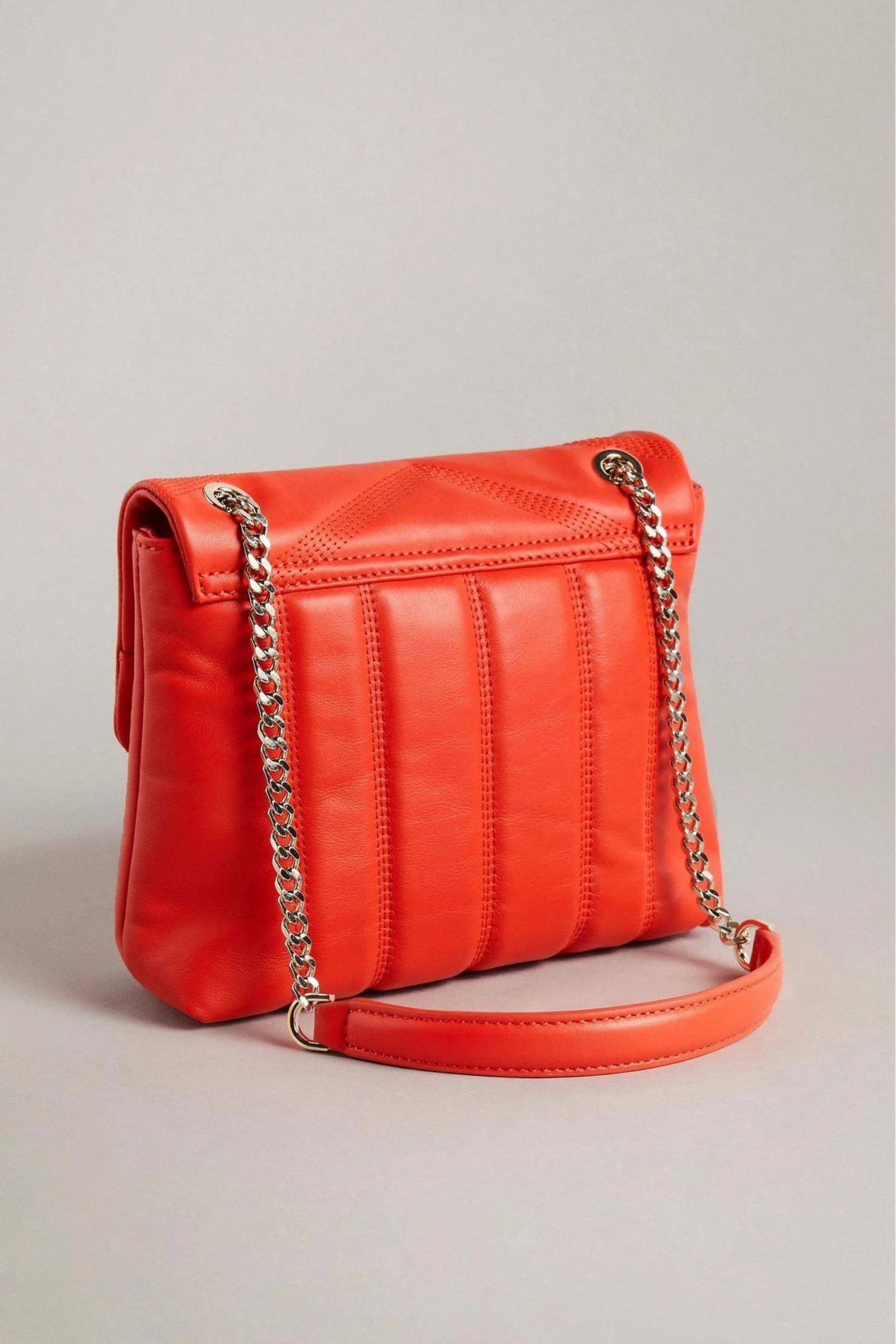 Ted Baker Red Ayalina Leather Puffer Quilt Detail Mini Xbody Bag 4 Ted Baker Red Ayalina Leather Puffer Quilt Detail Mini Xbody Bag - Image 2