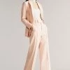 Ted Baker Pink Kaisat High Waisted Flood Length Wide Leg Trousers -tedbaker Shop Online unnamed file 3382