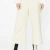 Ted Baker Elmah White Cropped Soft Flare Trousers -tedbaker Shop Online unnamed file 3388