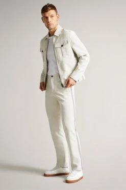 Ted Baker Abcott Cream Leyden Fit Trousers -tedbaker Shop Online unnamed file 3424