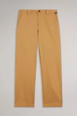 Ted Baker Brown Boxwel Camburn Fit Textured Trousers -tedbaker Shop Online unnamed file 3428
