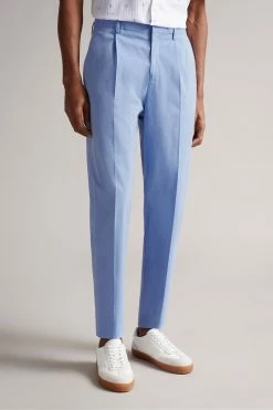 Ted Baker Madron Blue Darnley Fit Cotton Trousers