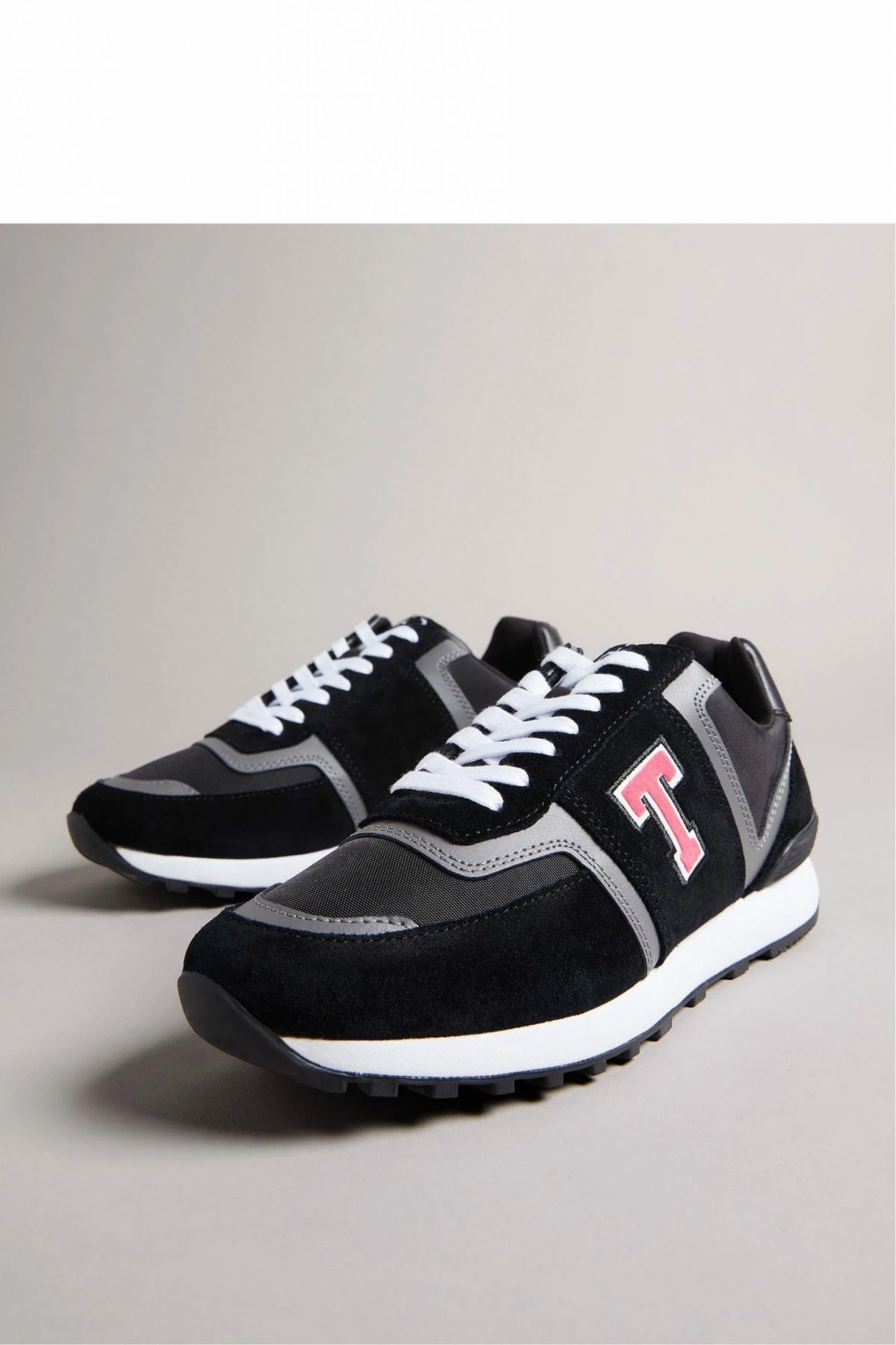 Ted Baker Black Retro Runner Trainers 3 Ted Baker Black Retro Runner Trainers - Image 2