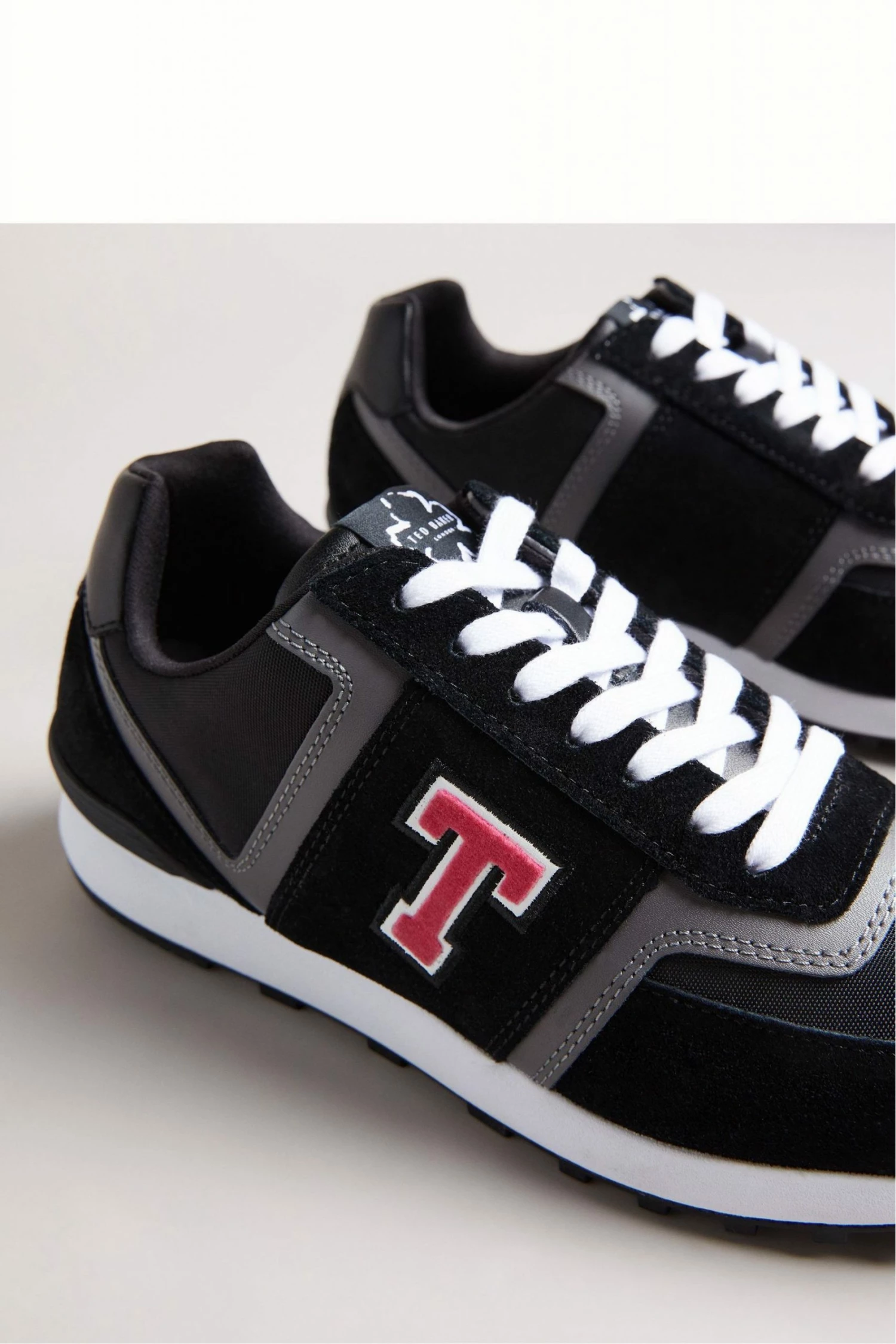 Ted Baker Black Retro Runner Trainers 4 Ted Baker Black Retro Runner Trainers - Image 3