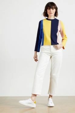 Ted Baker Yellow Yinka Leather Platform Trainers -tedbaker Shop Online unnamed file 3481