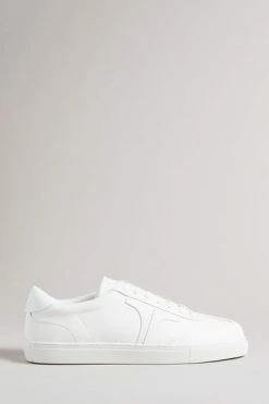 Ted Baker Robertt White Retro Leather Sneakers -tedbaker Shop Online unnamed file 3487