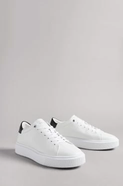 Ted Baker White Lornea Magnolia Flower Platform Trainers -tedbaker Shop Online unnamed file 3510