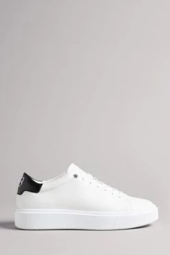 Ted Baker White Lornea Magnolia Flower Platform Trainers -tedbaker Shop Online unnamed file 3512