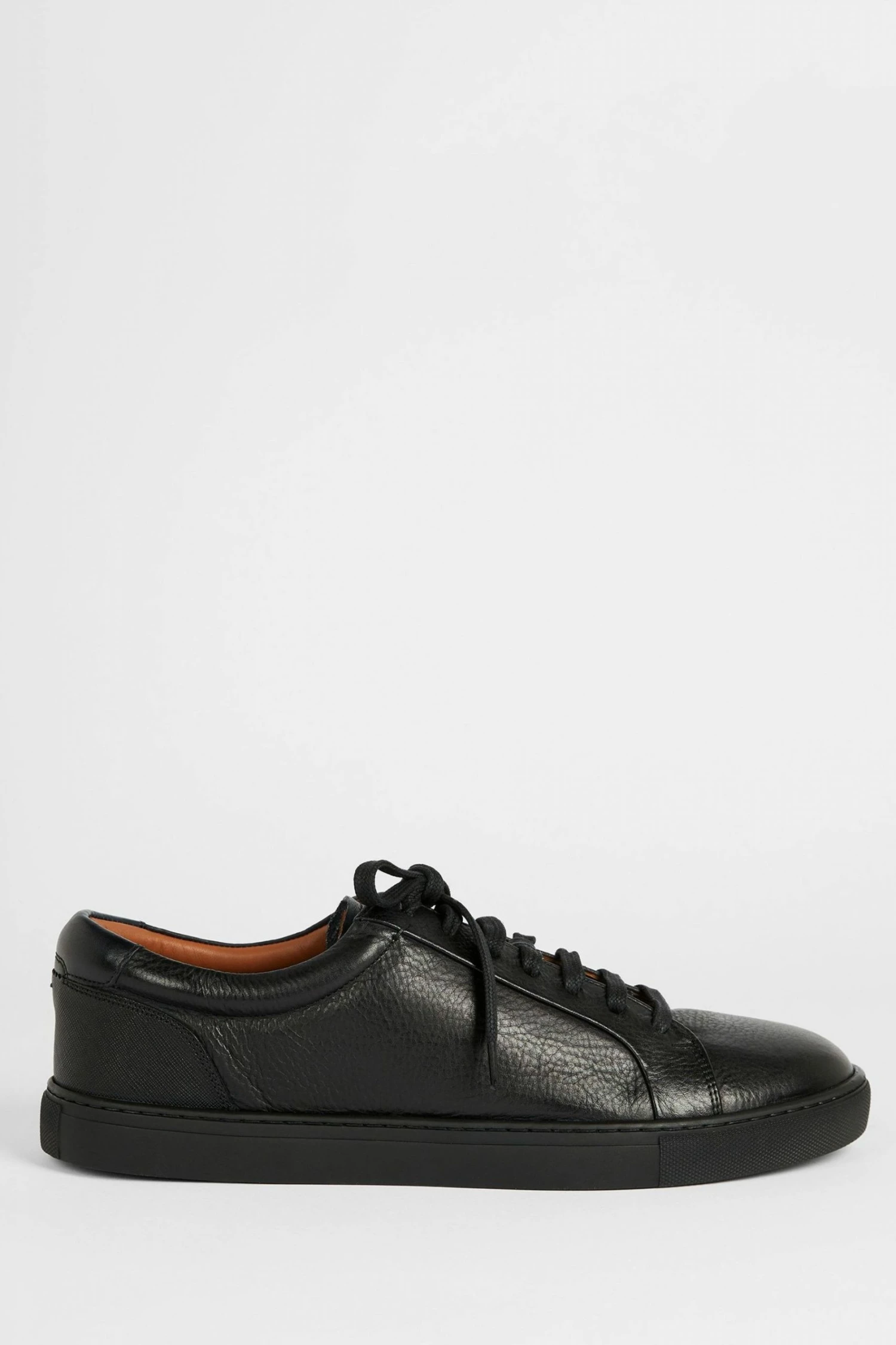 Ted Baker Udamo Black Leather Sneakers 3 Ted Baker Udamo Black Leather Sneakers