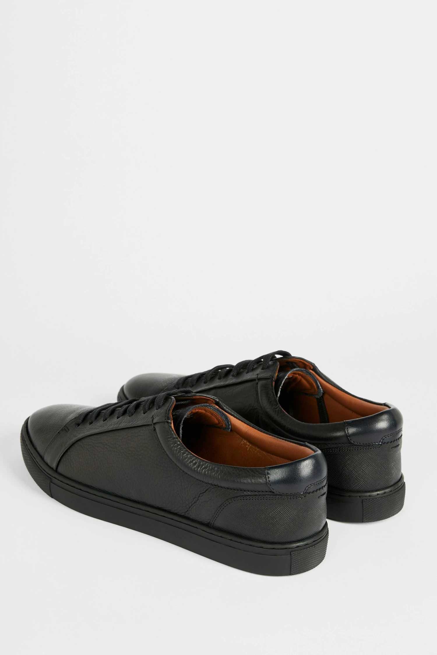 Ted Baker Udamo Black Leather Sneakers 4 Ted Baker Udamo Black Leather Sneakers - Image 2