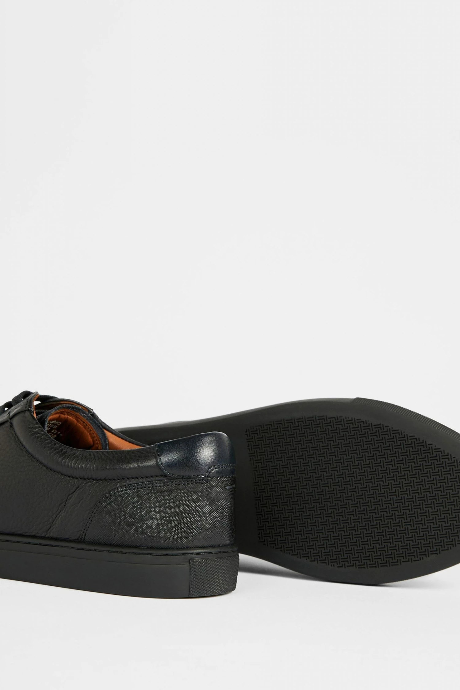 Ted Baker Udamo Black Leather Sneakers 5 Ted Baker Udamo Black Leather Sneakers - Image 3