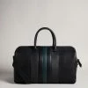 Ted Baker Black Evyday Striped Pu Holdall Bag -tedbaker Shop Online unnamed file 352