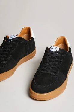 Ted Baker Barker Black Cupsole Suede Sneakers -tedbaker Shop Online unnamed file 3526