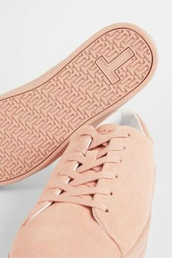 Ted Baker Pink Aryas Suede Colour Drench Trainers -tedbaker Shop Online unnamed file 3628
