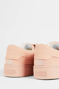 Ted Baker Pink Aryas Suede Colour Drench Trainers -tedbaker Shop Online unnamed file 3629