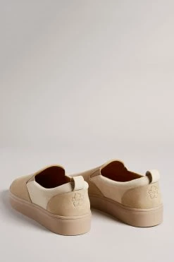 Ted Baker Mens Brown Simmon Nubuck Casual Elastic Sneakers -tedbaker Shop Online unnamed file 3633