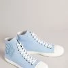 Ted Baker Rannip Blue Magnolia Embroidered High-Top Sneakers -tedbaker Shop Online unnamed file 3653