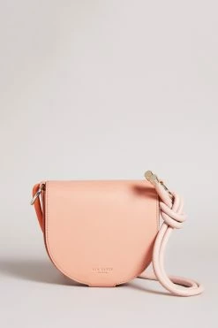 Ted Baker Mini Dusky Pink Amelina Rope Handle Cross-Body Bag