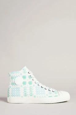 Ted Baker Rranip White Printed Canvas High-Top Sneakers 13 Ted Baker Rranip White Printed Canvas High-Top Sneakers -tedbaker Shop Online unnamed file 3687
