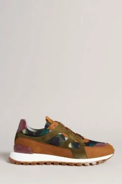 Ted Baker Andraen Khaki Green Camo Printed Runner Sneakers -tedbaker Shop Online unnamed file 3703
