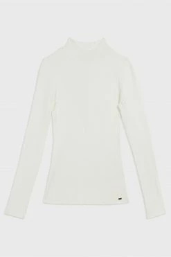 Ted Baker White Taralyn High Neck Sweater -tedbaker Shop Online unnamed file 3730