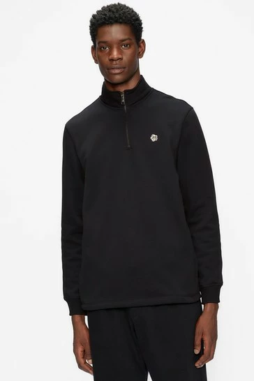 Ted Baker Kilbrn Half Zip Sweatshirt Blue 10 Ted Baker Kilbrn Half Zip Sweatshirt Blue - Image 8