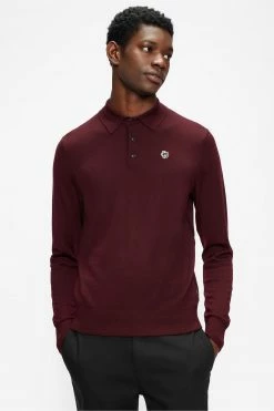 Ted Baker Tooting Core Half Zip Top Red