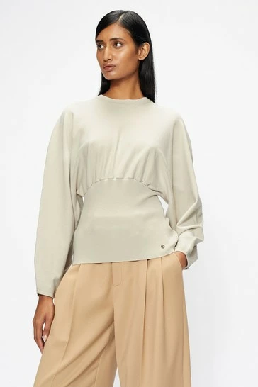 Ted Baker White Mmiiaai Extreme Rounded Cocoon Sweater 8 Ted Baker White Mmiiaai Extreme Rounded Cocoon Sweater - Image 6