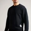 Ted Baker Linford Black Active Jersey Sweatshirt -tedbaker Shop Online unnamed file 3843