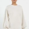 Ted Baker Cream Aidiina Oversized Sweater -tedbaker Shop Online unnamed file 3888