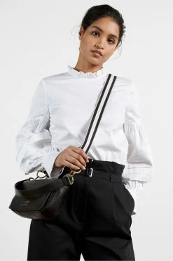 Ted Baker Black Ammie Branded Webbing Strap Box Shoulder Bag -tedbaker Shop Online unnamed file 389