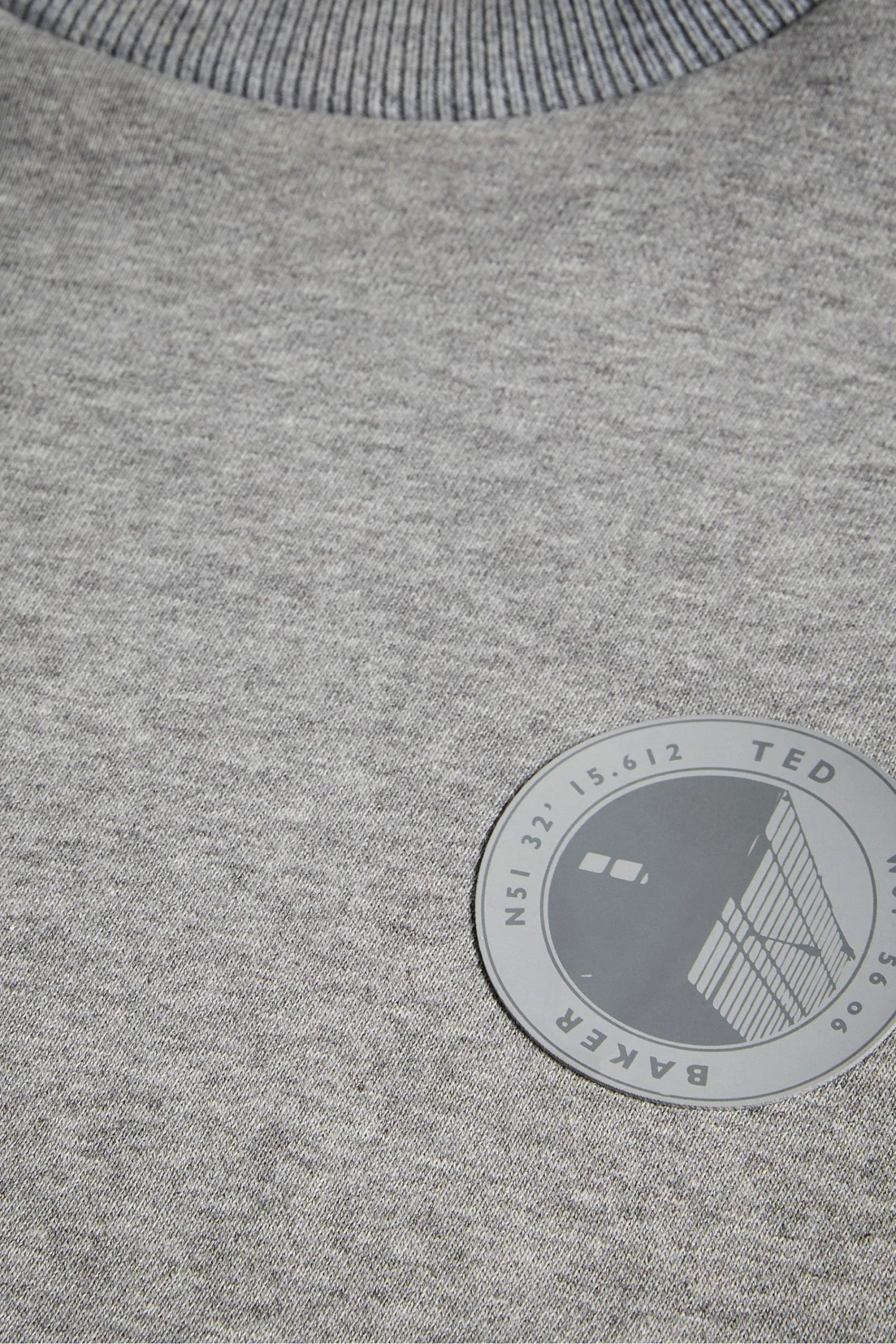 Ted Baker Ttracie Grey Cropped Jersey Sweatshirt 7 Ted Baker Ttracie Grey Cropped Jersey Sweatshirt - Image 5