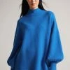 Ted Baker Rruuby Oversized Blue Funnel Neck Sweater 1 Ted Baker Rruuby Oversized Blue Funnel Neck Sweater -tedbaker Shop Online unnamed file 3989