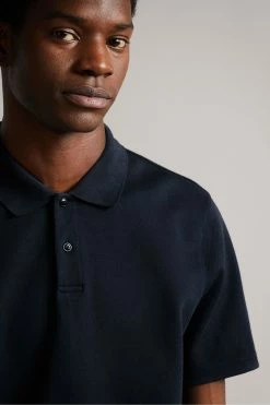 Ted Baker Blue Kelty Short Sleeve Heavy Twill Polo Shirt -tedbaker Shop Online unnamed file 4011