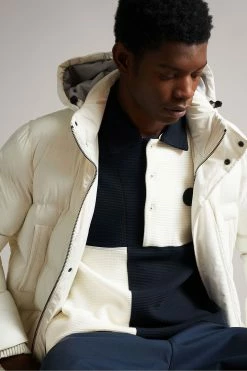 Ted Baker Wickam Navy Long Sleeve Textured Polo Shirt -tedbaker Shop Online unnamed file 4015