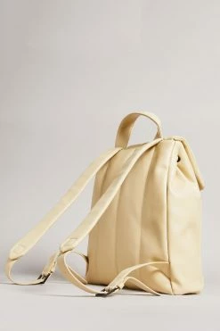 Ted Baker Natural Janiey Pu Vertically Quilted Backpack -tedbaker Shop Online unnamed file 403