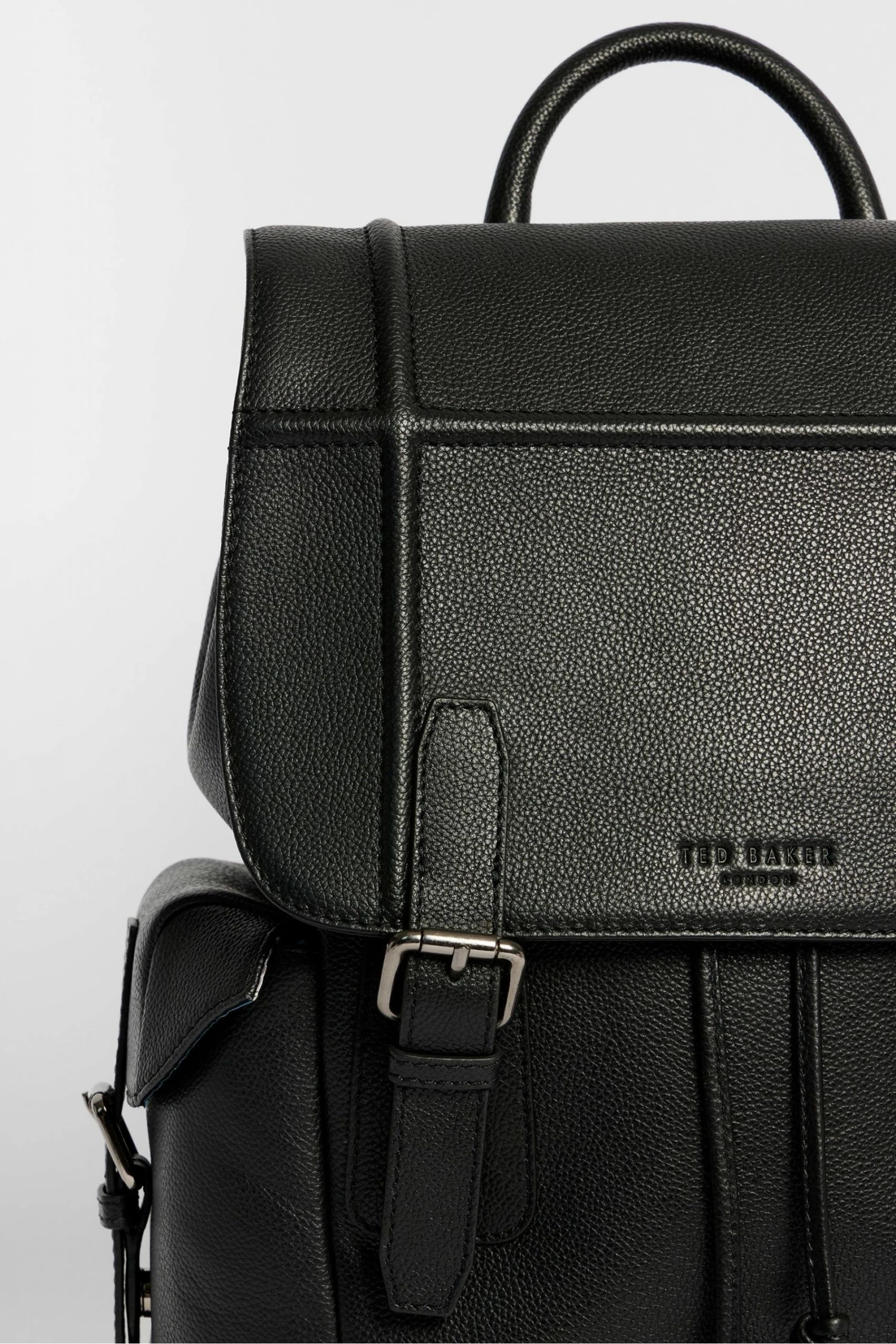 Ted Baker Black Talmate Leather Backpack 4 Ted Baker Black Talmate Leather Backpack - Image 2