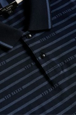 Ted Baker Navy Blue Tildarg Short Sleeve Logo Striped Polo Shirt 12 Ted Baker Navy Blue Tildarg Short Sleeve Logo Striped Polo Shirt -tedbaker Shop Online unnamed file 4086