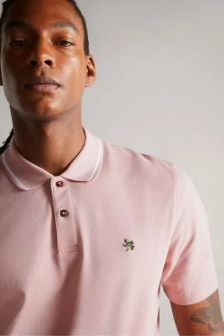 Ted Baker Pink Camdn Short Sleeved Polo Shirt -tedbaker Shop Online unnamed file 4091