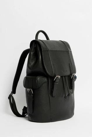 Ted Baker Black Talmate Leather Backpack 7 Ted Baker Black Talmate Leather Backpack - Image 5