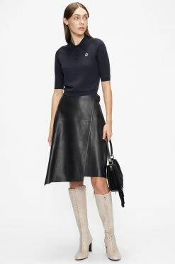 Ted Baker Blue Ameliya Merino Edit Polo Shirt -tedbaker Shop Online unnamed file 4148