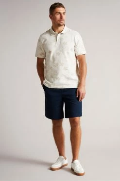 Ted Baker Tyssen Ecru Cream Short Sleeve Flower Jacquard Polo Shirt 11 Ted Baker Tyssen Ecru Cream Short Sleeve Flower Jacquard Polo Shirt -tedbaker Shop Online unnamed file 4167