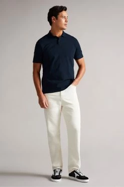 Ted Baker Tyssen Navy Blue Short Sleeve Flower Jacquard Polo Shirt 11 Ted Baker Tyssen Navy Blue Short Sleeve Flower Jacquard Polo Shirt -tedbaker Shop Online unnamed file 4179