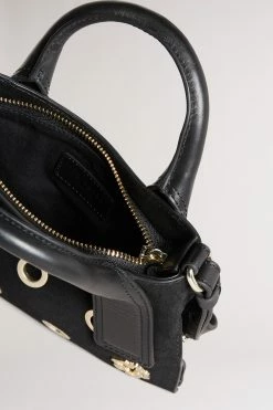 Ted Baker Mayzii Black Eyelet Detail Mini Grab Tote Bag 10 Ted Baker Mayzii Black Eyelet Detail Mini Grab Tote Bag -tedbaker Shop Online unnamed file 418