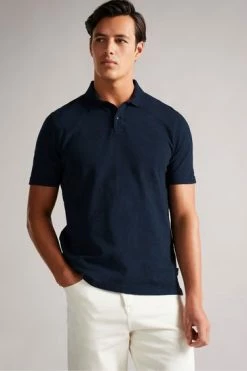 Ted Baker Tyssen Navy Blue Short Sleeve Flower Jacquard Polo Shirt 13 Ted Baker Tyssen Navy Blue Short Sleeve Flower Jacquard Polo Shirt -tedbaker Shop Online unnamed file 4181