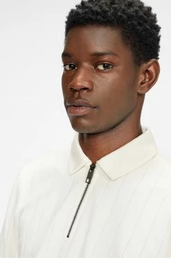 Ted Baker White Drycida Ls Textured Polo Shirt -tedbaker Shop Online unnamed file 4185