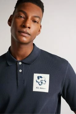 Ted Baker Navy Blue Remark Ribbed Polo Shirt 11 Ted Baker Navy Blue Remark Ribbed Polo Shirt -tedbaker Shop Online unnamed file 4190